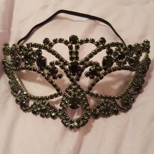 Crystal Masquerade Half Mask